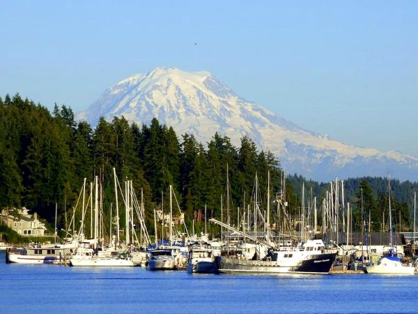 Mount Rainier and Gig Harbor, WA