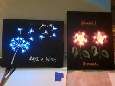 Lighted Canvases