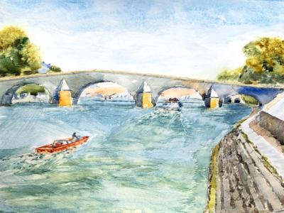 Seine at Pont Royal - Paris, FR Seine at Pont Royal - Paris, FR