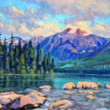 Pyramid Lake in Jasper, Alberta