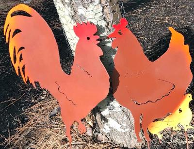 Rooster and Hen Rooster and Hen