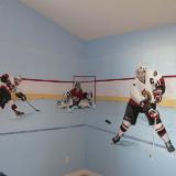 Hockey mural