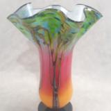 #892 #05272502 Sunset Tree Vase 11.5''HX8''WX4''B $275.00