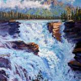 The Energetic Athabasca Falls, Jasper National Park, Alberta