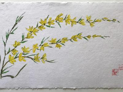 20x28" Forsythia (available) 20x28" Forsythia (available)