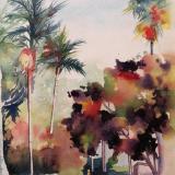 Caribbean Country (watercolor)