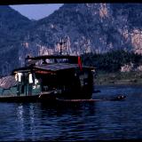 Chinese work boat on Lee River