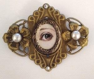 Antique gold Victorian Sweetheart brooch 