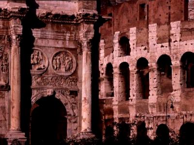 Arch of Constantine and Colosseum