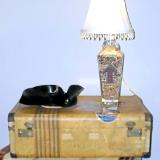 Warped Vinyl LP Bowls and Birdseed-filled Bottle Lamp