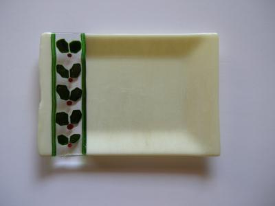 Holly platter Holly platter