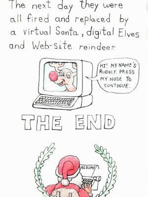 Santa Gets Replaced- Back Santa Gets Replaced- Back