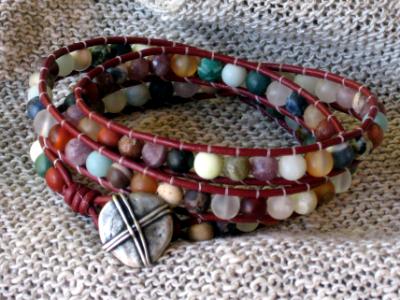 Multi-colored Triple Wrap Bracelet Multi-colored Triple Wrap Bracelet