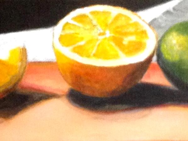 Acrylic lemons