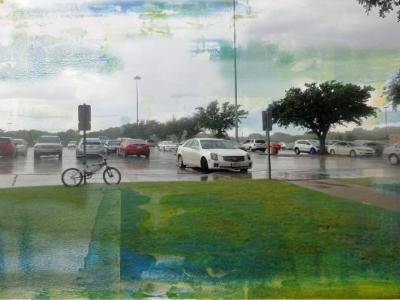 A surprise summer storm. A surprise summer storm.