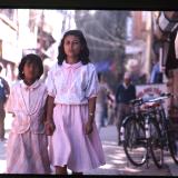 Nepalese girls going to school