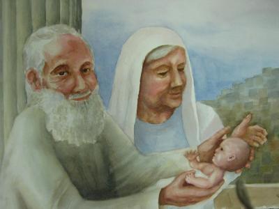 Simeon and Anna with Jesus