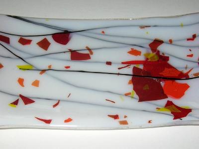 White/confetti/orange tray White/confetti/orange tray