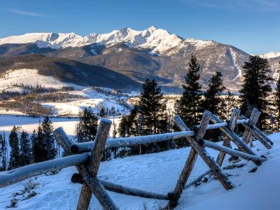 Frosty Railing and the Tenmile Range Frosty Railing and the Tenmile Range