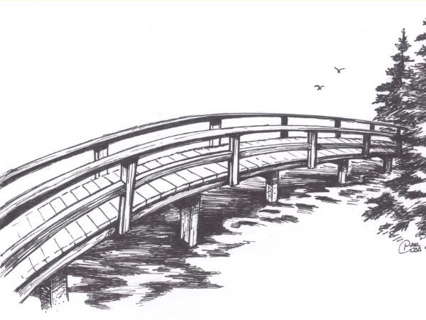 Pen and Ink Bridge