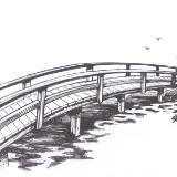 Pen and Ink Bridge