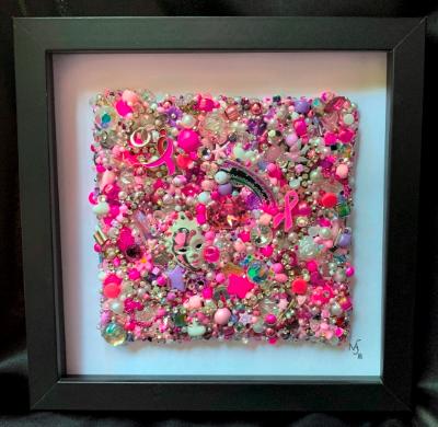 Barbie Dreams Of A World Without Cancer - Framed Barbie Dreams Of A World Without Cancer - Framed