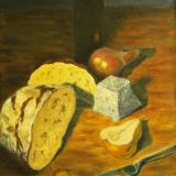 Still Life with Bread and Cheese