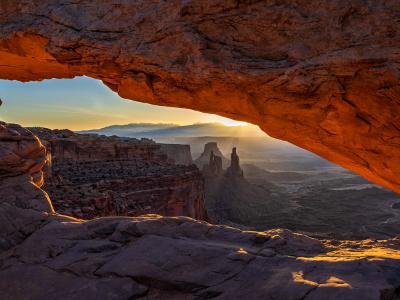 Canyonlands Window on Sunrise Canyonlands Window on Sunrise