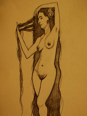 Frankie, Standing Nude