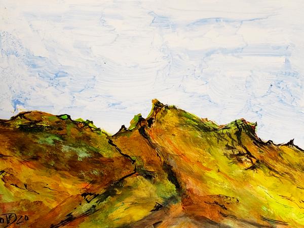 From this ridge, you can see yesterday. 