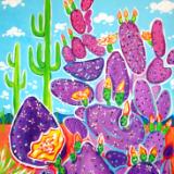 Dancing Purple Cactus