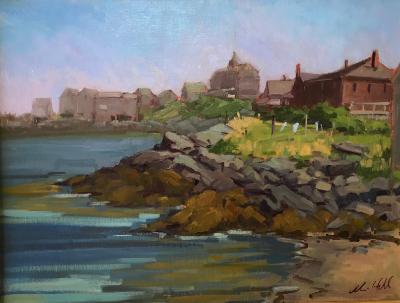 Monhegan Skyline 18x24" oil Monhegan Skyline 18x24" oil