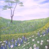 Blue Bonnets and Butterflies