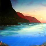Na pali above - Ke'e below, choose price and size in "buy now" Na pali above - Ke'e below, choose price and size in "buy now"