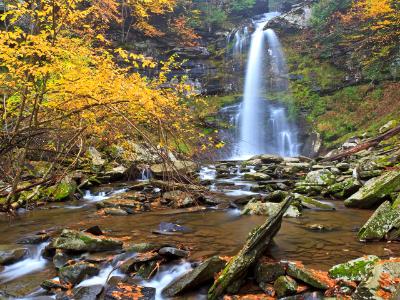 Silky Plattekill Falls in Autumn Silky Plattekill Falls in Autumn