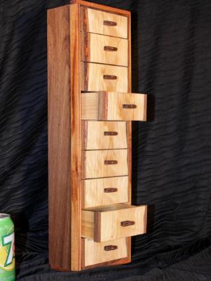   Live-edge Cherry Cabinet