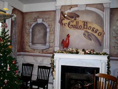 Le Gallo Rosso mural