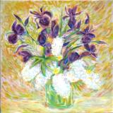 Still Life with Iris and Hyacinth
