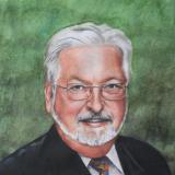 Portrait of the former German ambassador in Ecuador, 80cm x 60cm, 2014