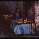 Nepalese woman selling