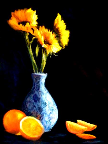 Sunflowers and Oranges