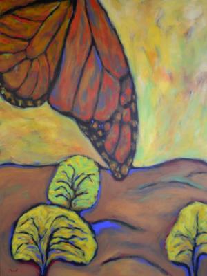 High Above the Desert Acacia Trees High Above the Desert Acacia Trees