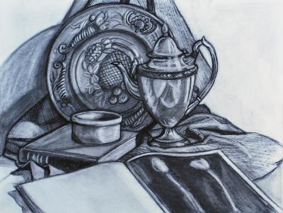 Still Life with Silver Coffeepot