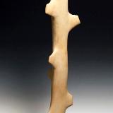 Nature Morte (Ivoire)  2013 Ceramic and Wood 38” X 9” X 9”