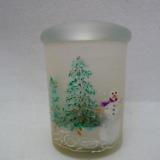 Frosty Snowman Candle Holder