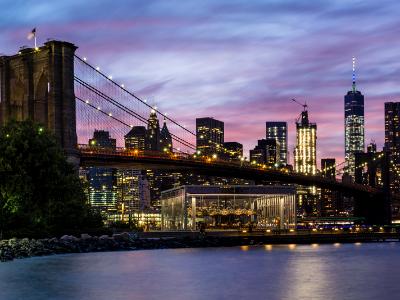 Fulton Ferry Park Twilight Panorama Fulton Ferry Park Twilight Panorama
