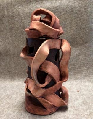 ceramic vessel with red oxide ceramic vessel with red oxide