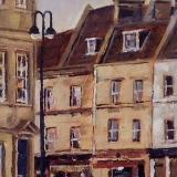 Kingsmead Square 8x6 ins, oils.