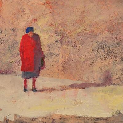 Lady in Red Coat