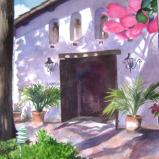 La Capilla ~ Watercolor ~ 22X28~Sold